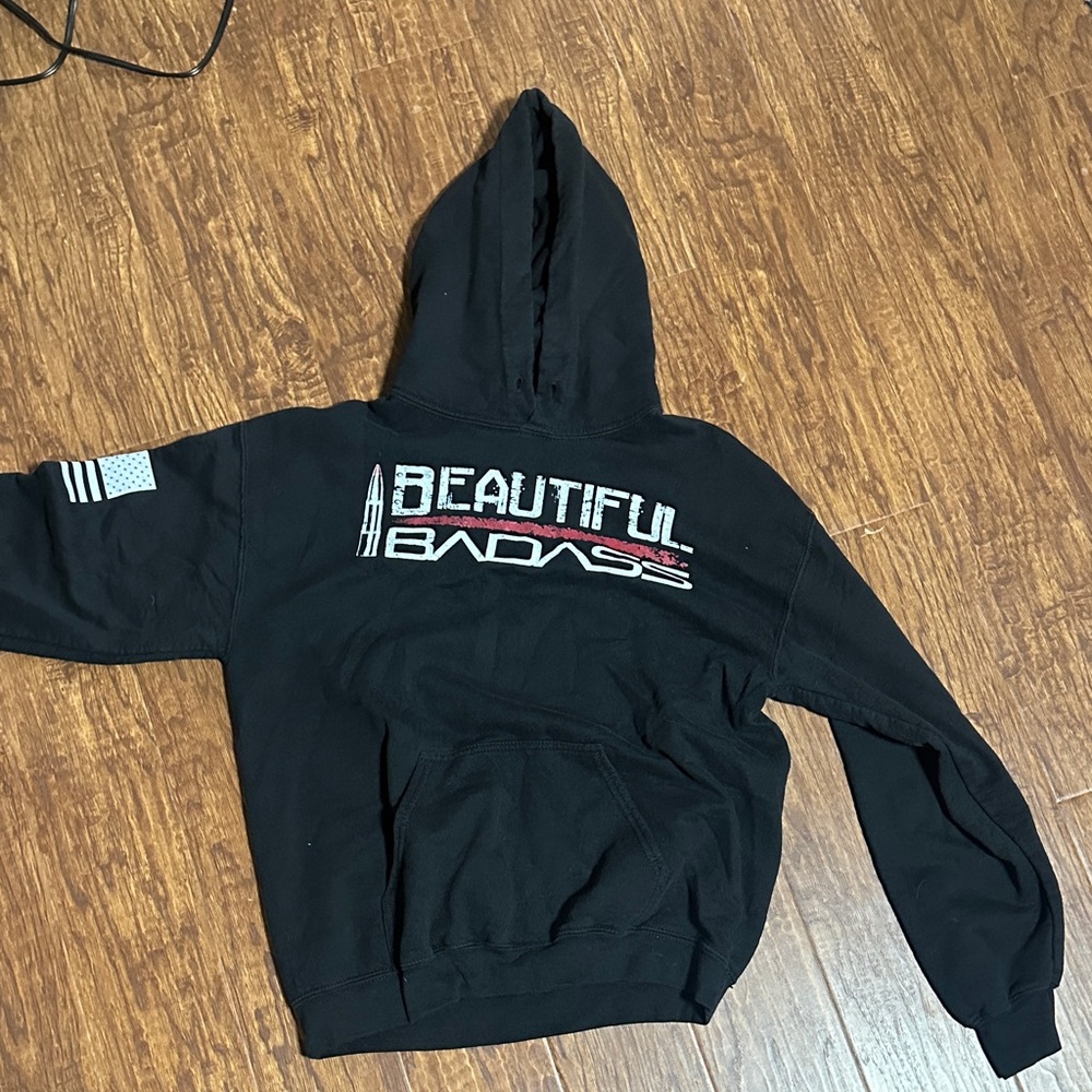 Black 'Beautiful Badass' Hoodie